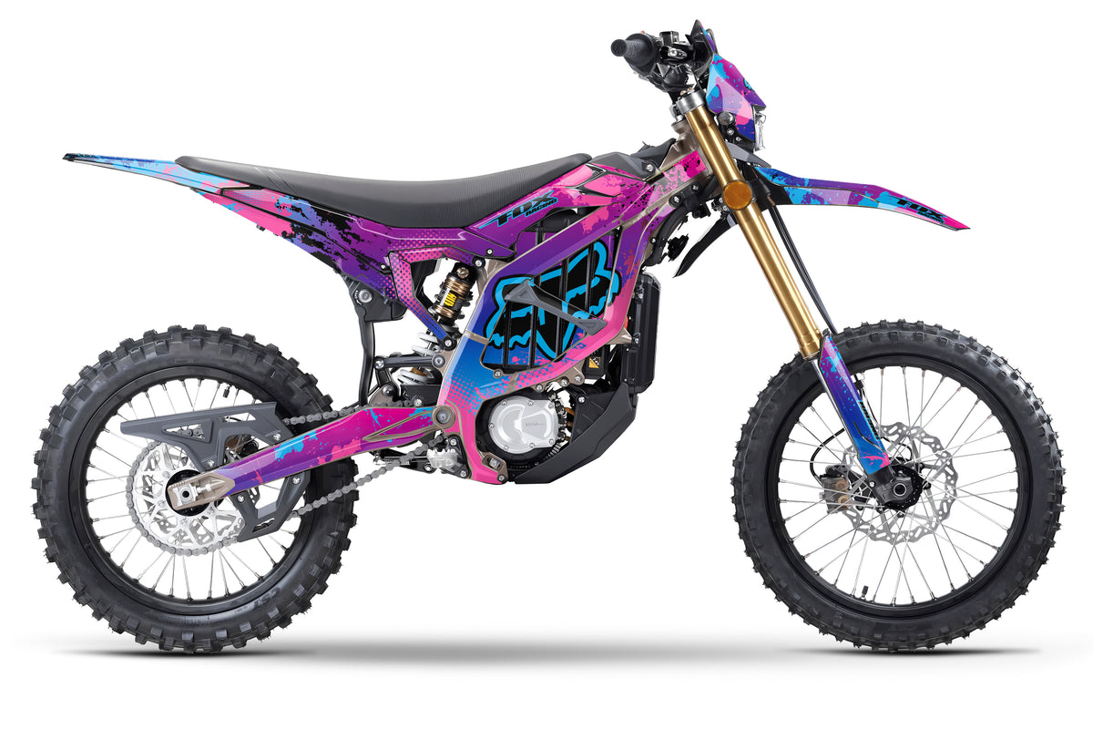 Sur-Ron Ultra Bee Graphics Kit | Fox Racing Bubblegum