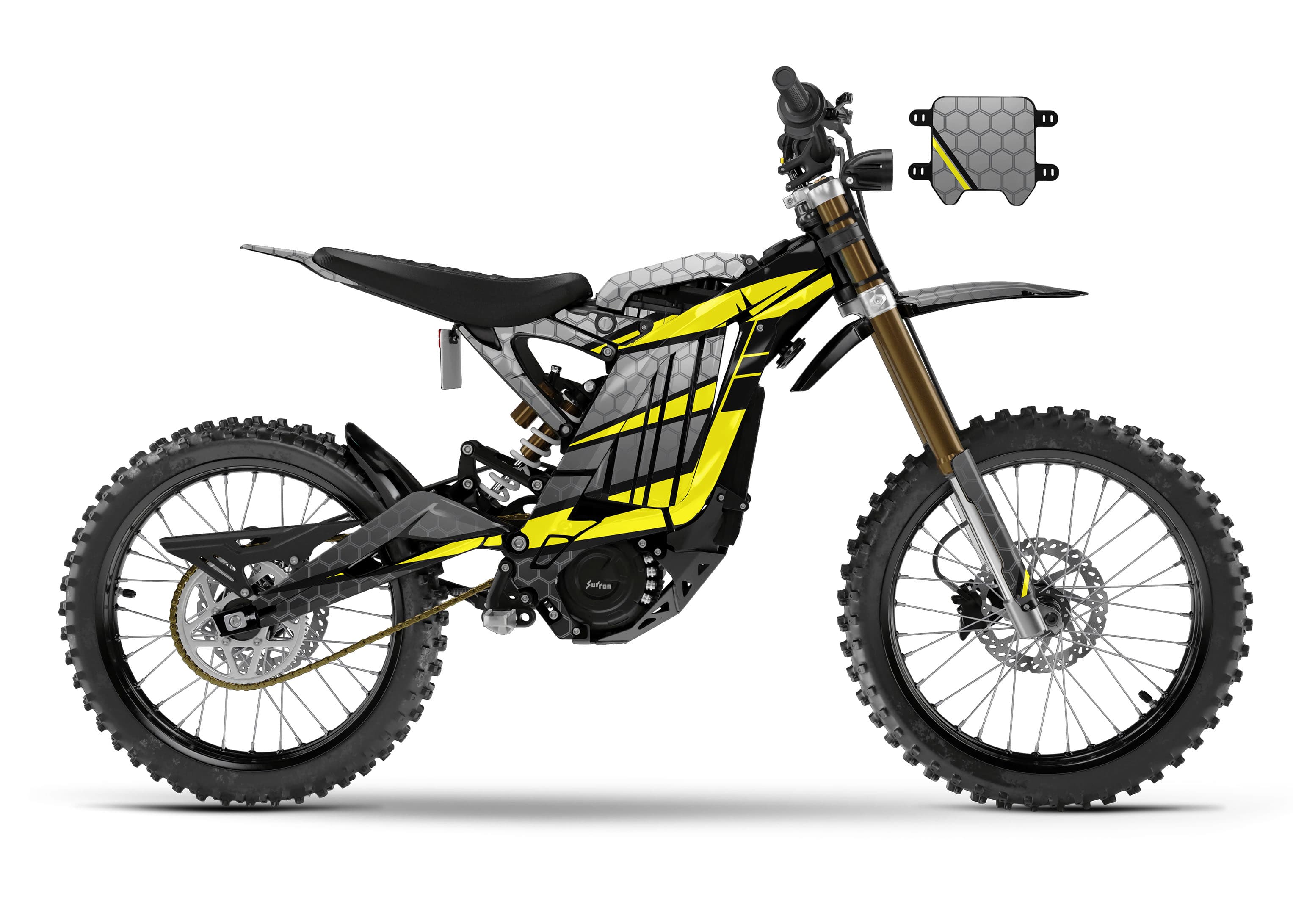 Sur-Ron Light Bee Graphics Kit | Yellow Octa