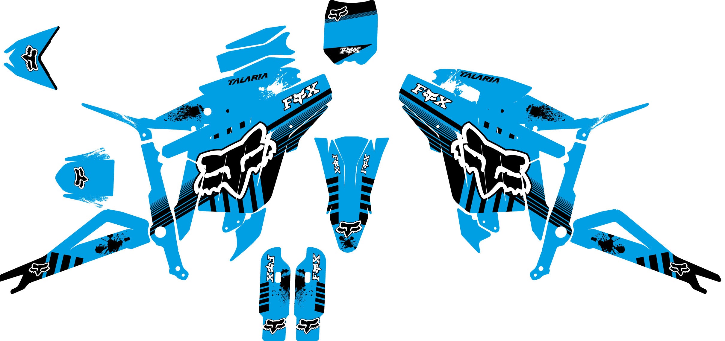 Talaria Sting Graphics Kit - Fox Line