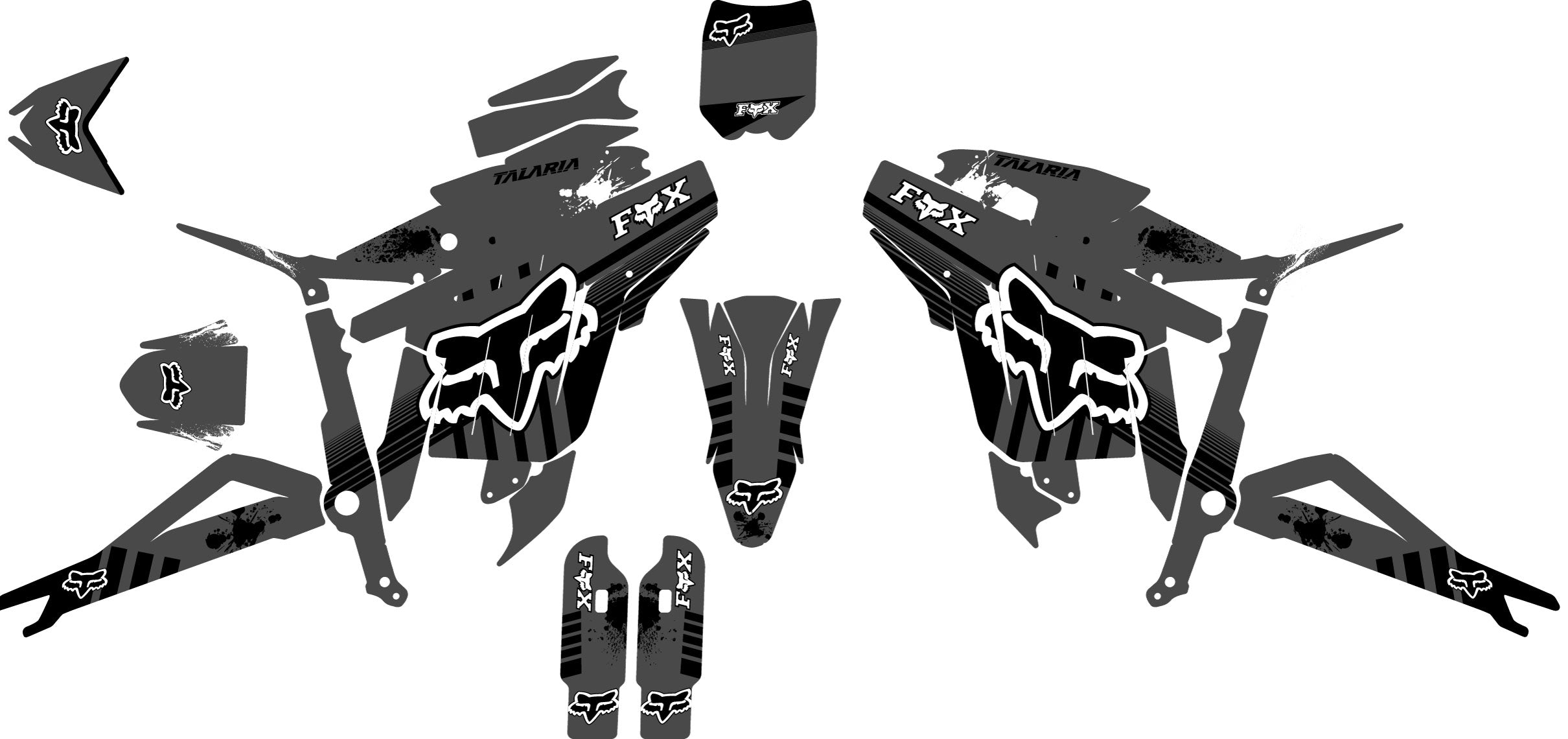 Talaria Sting Graphics Kit - Fox Line