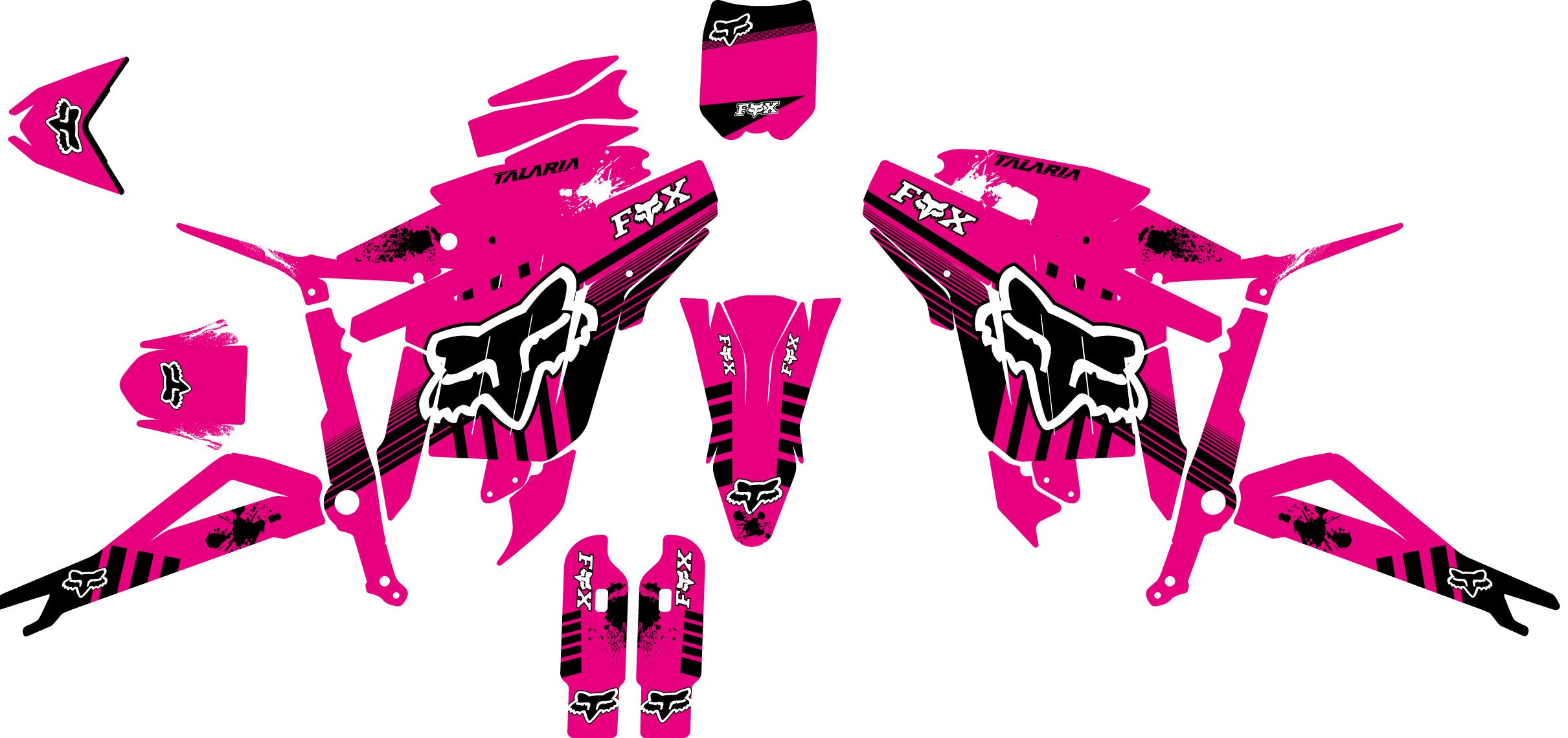 Talaria Sting Graphics Kit - Fox Line