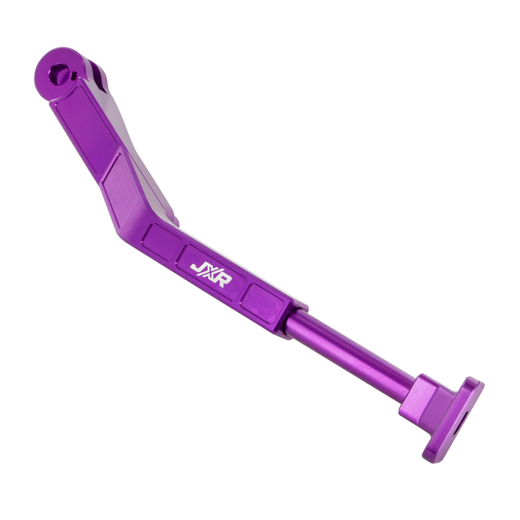 Purple JXR adjustable side stand for Sur-Ron Ultra Bee