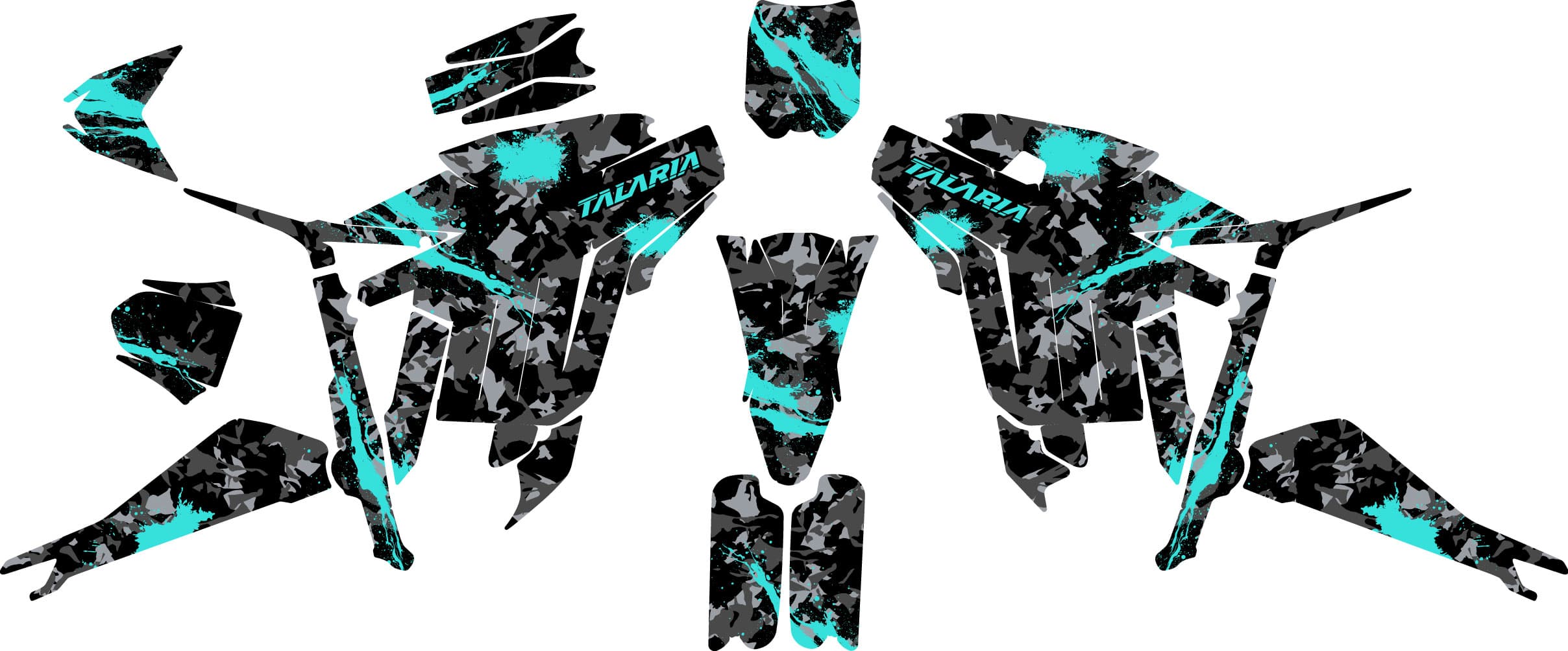 Talaria Sting Graphics Kit - Camo Splatter