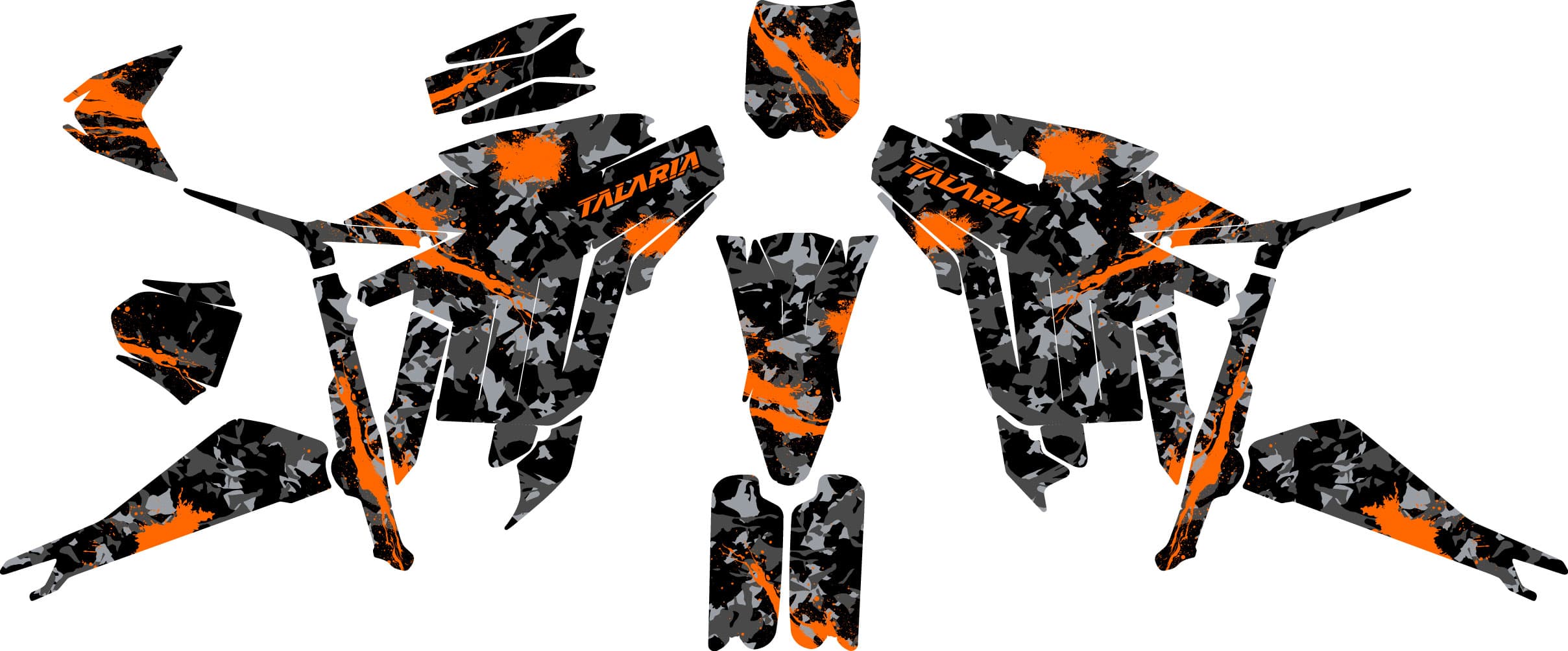 Talaria Sting Graphics Kit - Camo Splatter
