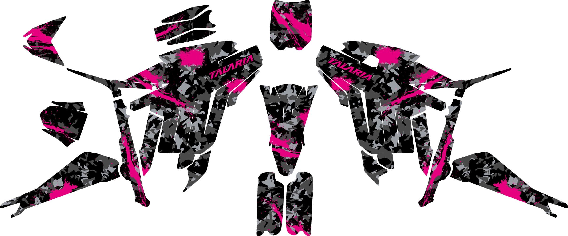 Talaria Sting Graphics Kit - Camo Splatter
