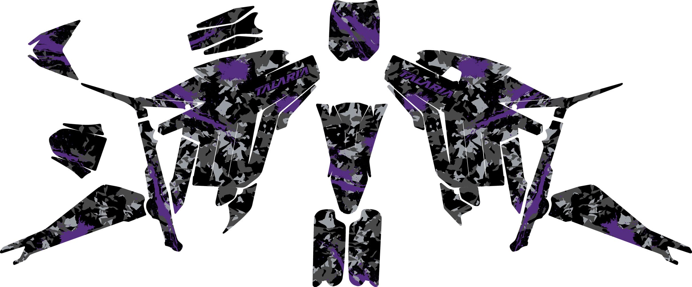 Talaria Sting Graphics Kit - Camo Splatter