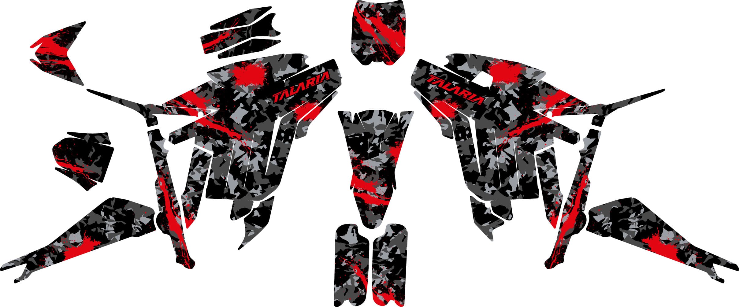 Talaria Sting Graphics Kit - Camo Splatter