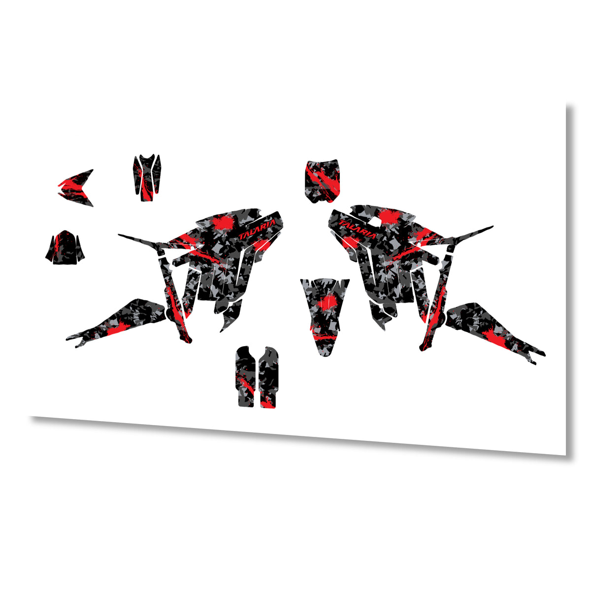 Talaria Sting Graphics Kit - Camo Splatter