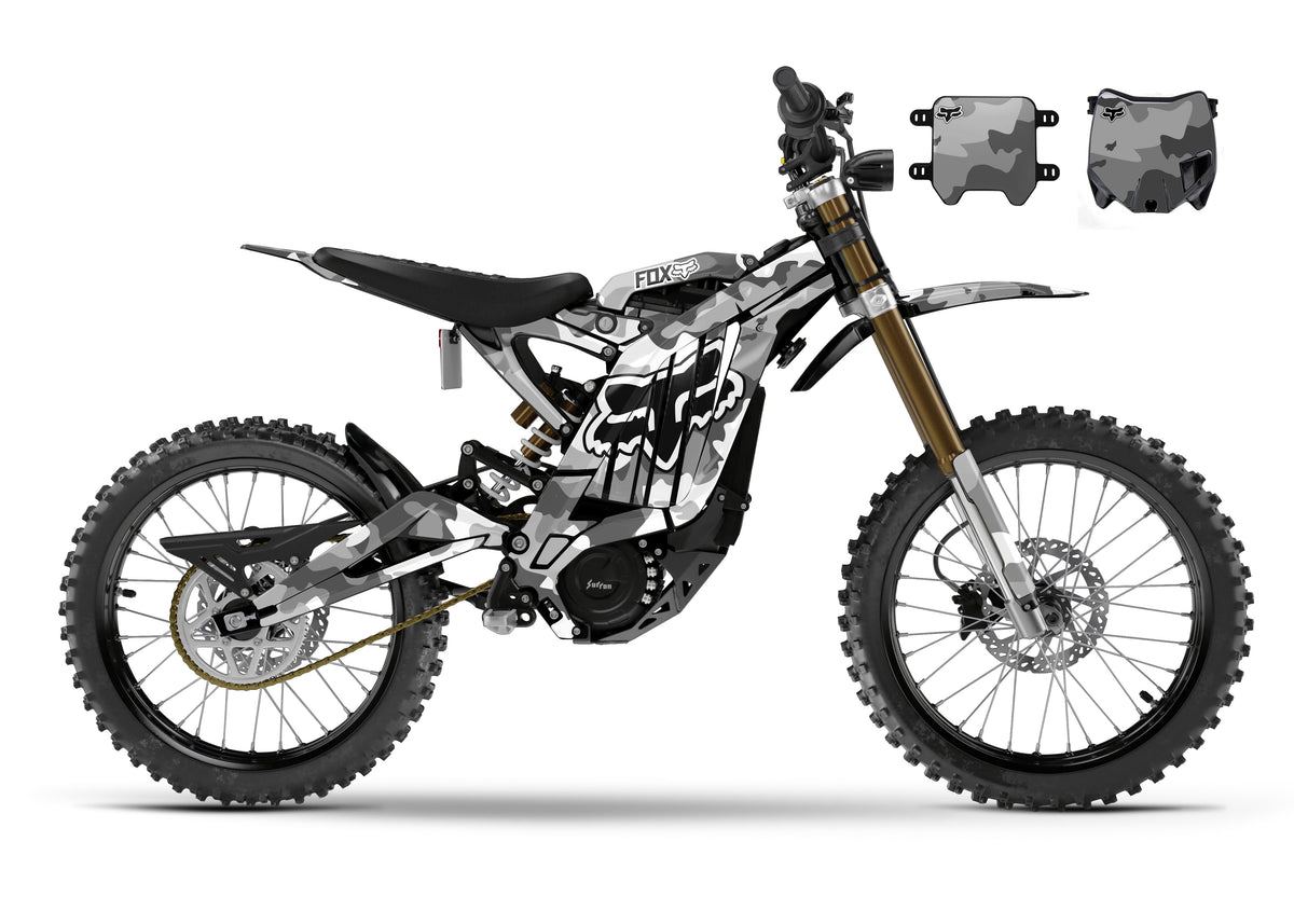 Sur-Ron Light Bee Graphics Kit | Fox Artic Camo