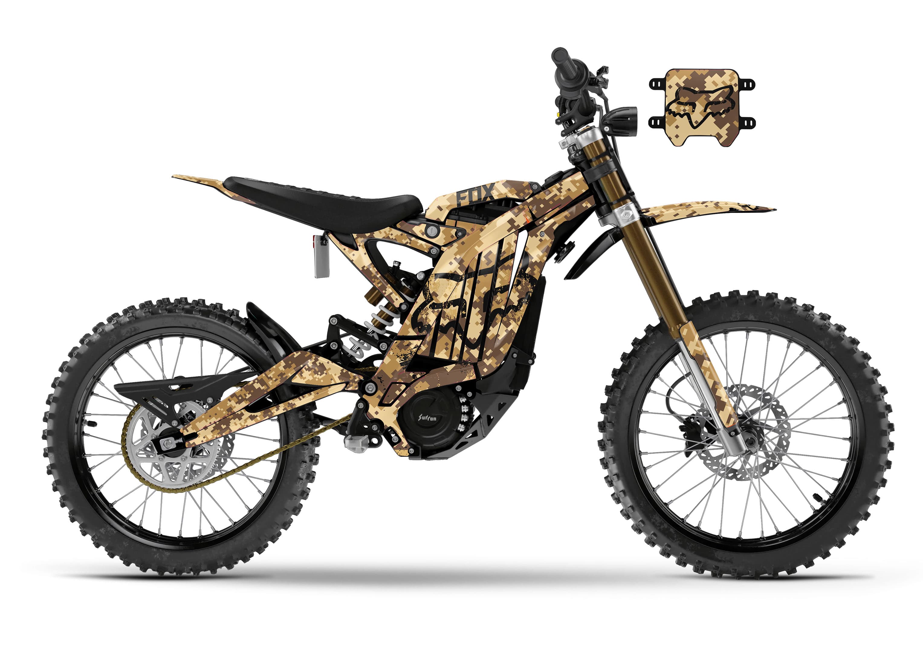 Sur-Ron Light Bee Graphics Kit | Fox Digi Camo