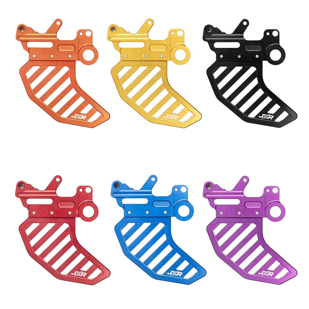 JXR Surron Ultra Bee disc guards in multiple colours – aftermarket protective bike parts