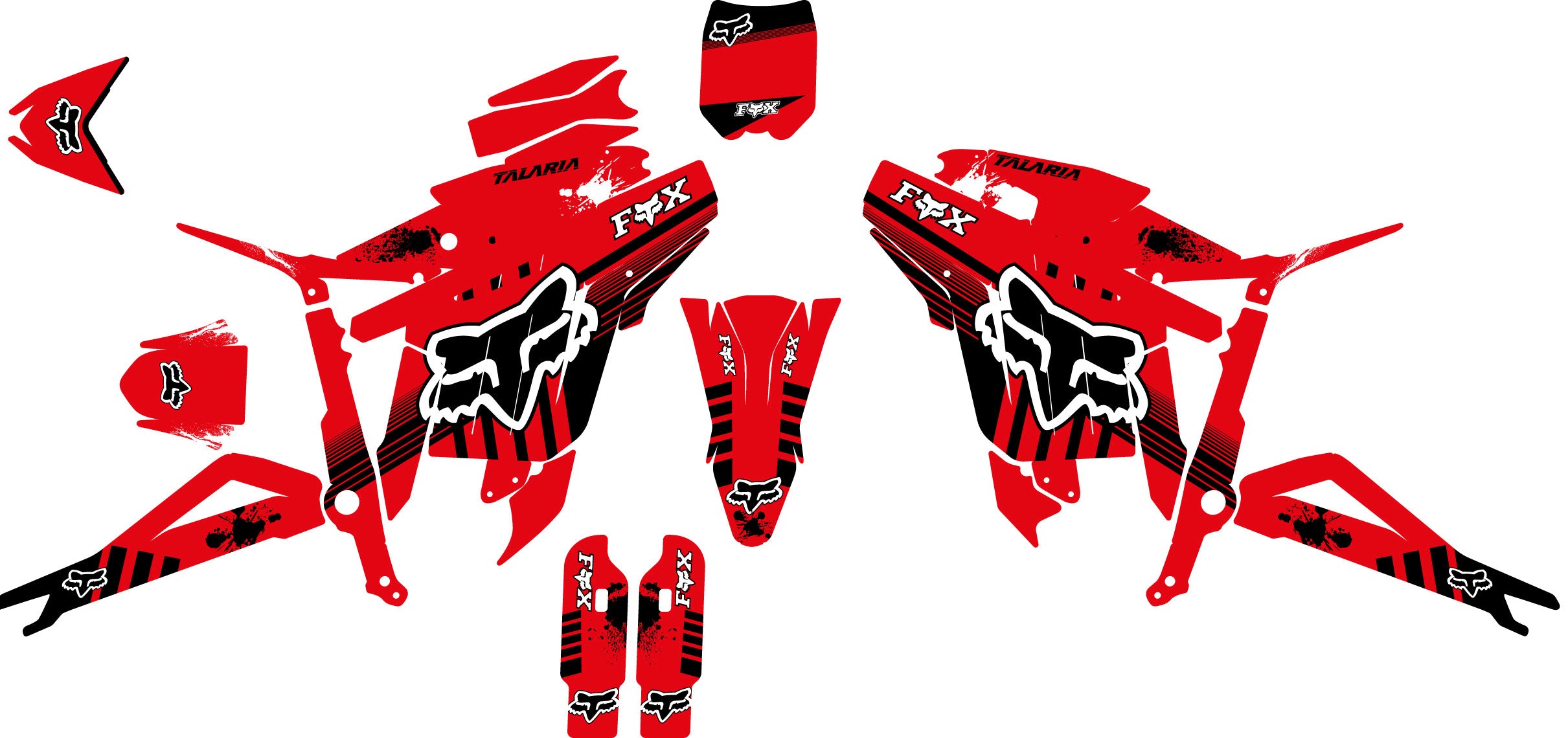 Talaria Sting Graphics Kit - Fox Line