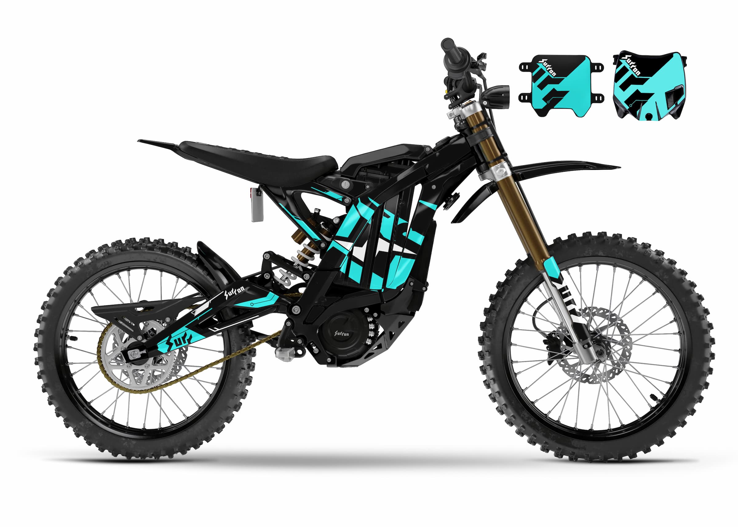 Sur-Ron Light Bee OEM graphics kit Teal
