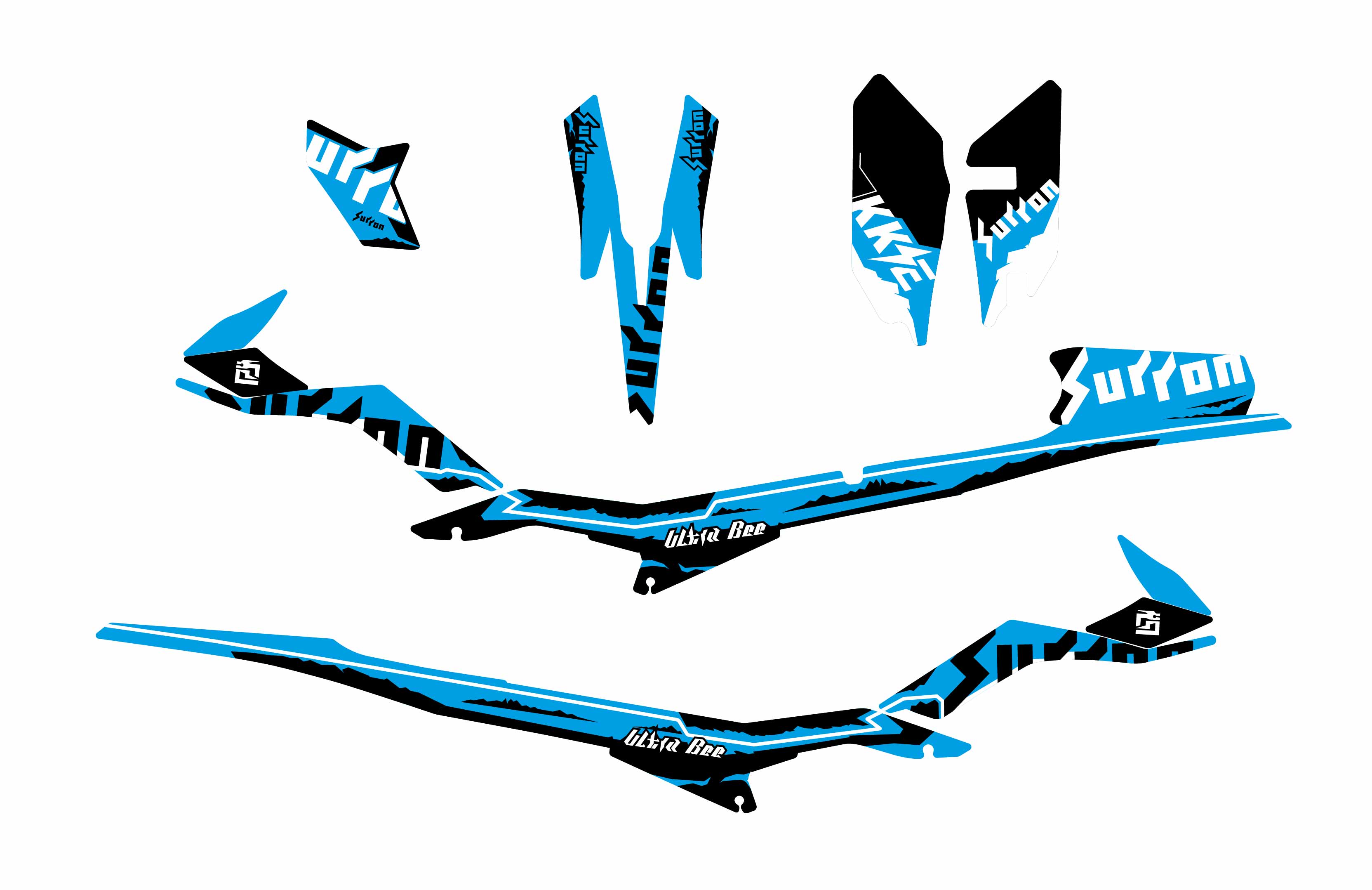 Sur-Ron Ultra Bee Graphics Kit - OEM Style Sticker & Decal Set