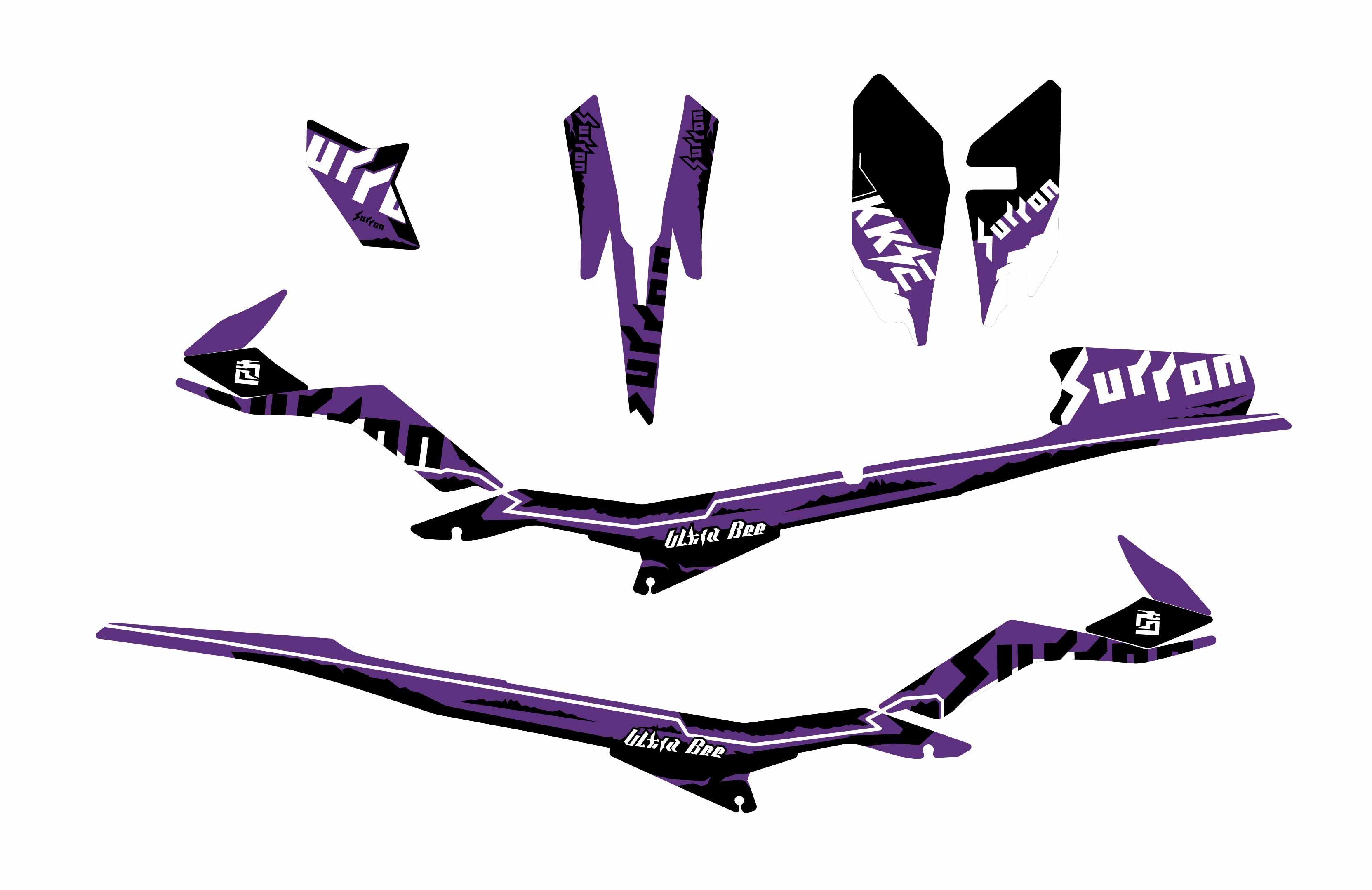 Sur-Ron Ultra Bee Graphics Kit - OEM Style Sticker & Decal Set
