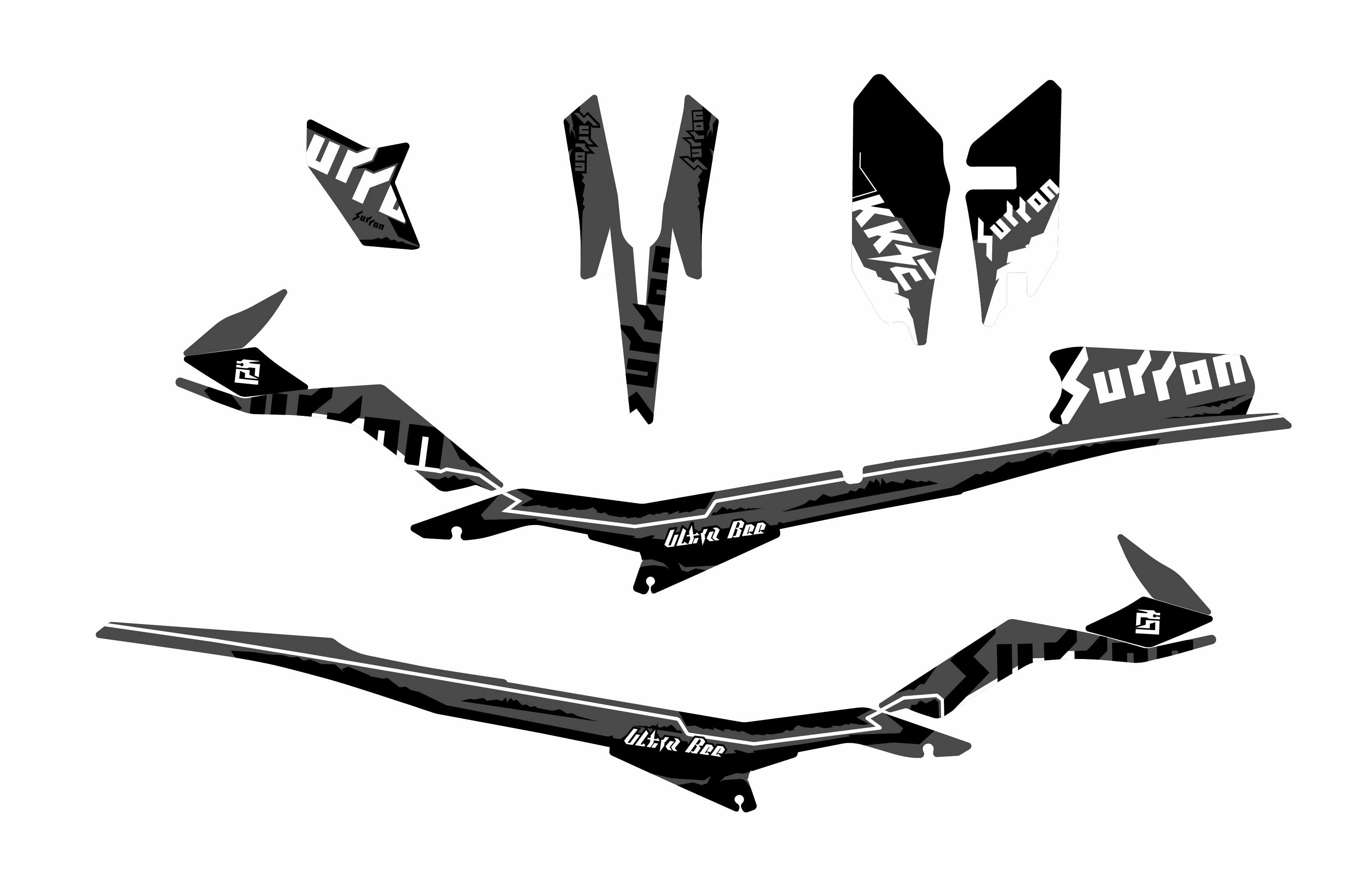 Sur-Ron Ultra Bee Graphics Kit - OEM Style Sticker & Decal Set